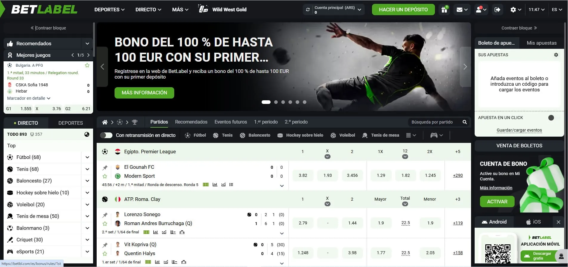 BetLabel casino con Tron